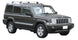 Черни Yakima Flush багажни греди за Jeep Commander 2006 до 2011 година