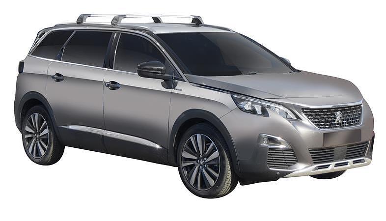 Черни греди Yakima Flush греди за Peugeot 5008 модел след 2017 година модел с вградени надлъжни греди