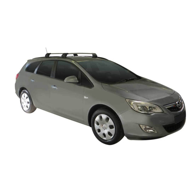 Напречни греди за Opel Astra J комби от 2010 до 2016 година - Yakima Flush черни