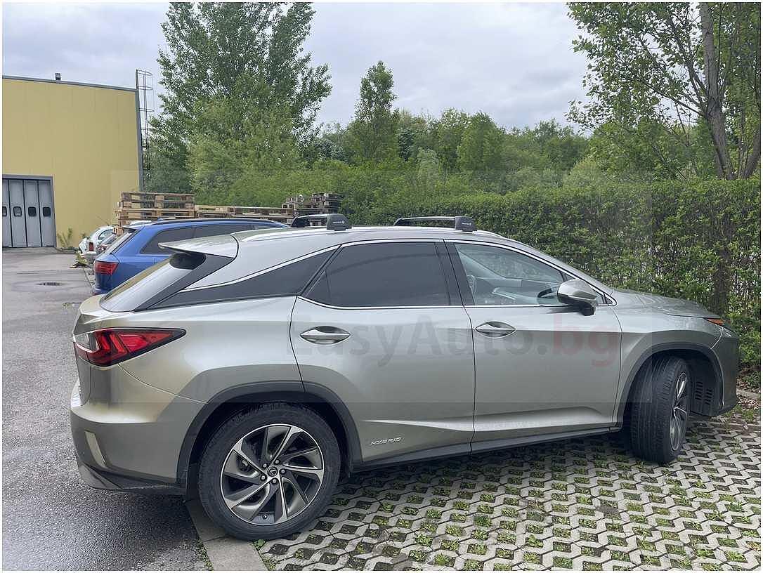 Супер аеродинамични Черни греди Yakima Flush греди за Lexus RX модел след 2016 година