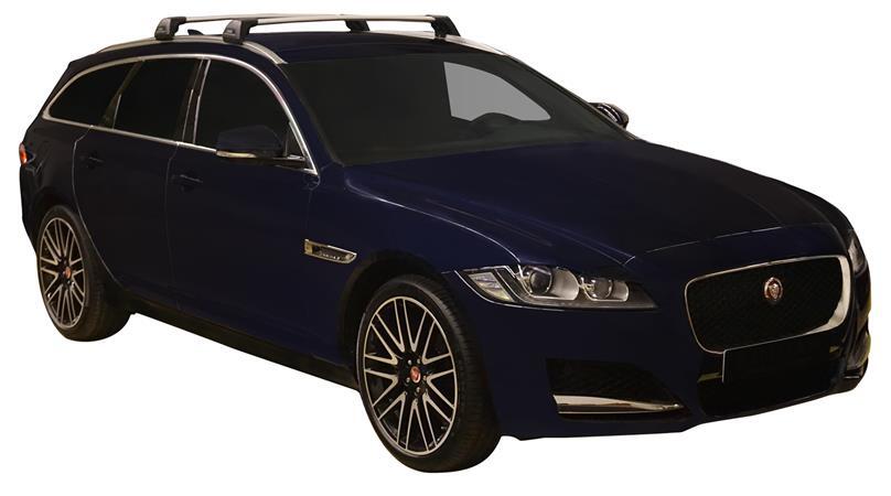 Напречни греди за Jaguar XF Sportbrake 2017 година и нагоре - Yakima Flush черни