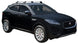 Напречни греди за Jaguar E-Pace с надлъжни греди - Yakima Flush черни