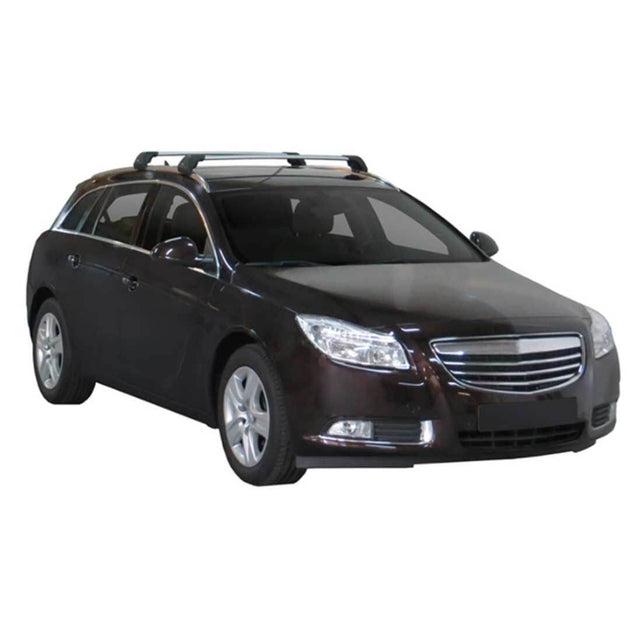Черни Yakima Flush греди за Opel Insignia Sport tourer от 2009 до 2017 година