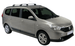 Черни Yakima Flush греди за Dacia Lodgy с вградени надлъжни греди
