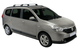 Черни Yakima Flush греди за Dacia Lodgy с вградени надлъжни греди