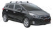 Черни Yakima Flush греди за Kia Carens 2013- и Kia Soul 2014-2020