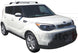 Черни Yakima Flush греди за Kia Carens 2013- и Kia Soul 2014-2020