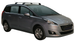ЧЕРНИ Yakima Flush греди за Peugeot 5008 модел от 2009 до 2016 година с вградени надлъжни греди