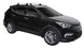 Черни аеродинамични греди Yakima Flush за Hyundai Santa Fe модел 2012 до 2018 година с вградени надлъжни греди