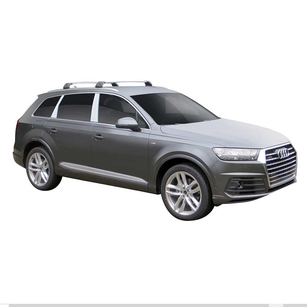 Черни супер аеродинамични товарни греди Yakima Flush Black за Audi Q7 модел 2015-2024