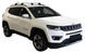 Супер аеродинамични - Сиви греди Yakima Flush греди за Jeep Compass модел от 2016 година и нагоре