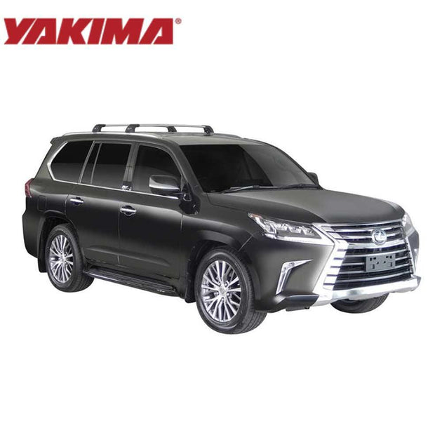 Супер аеродинамични сиви греди Yakima Flush греди за Lexus LX модел след 2016 година до 2021 година с вградени надлъжни греди