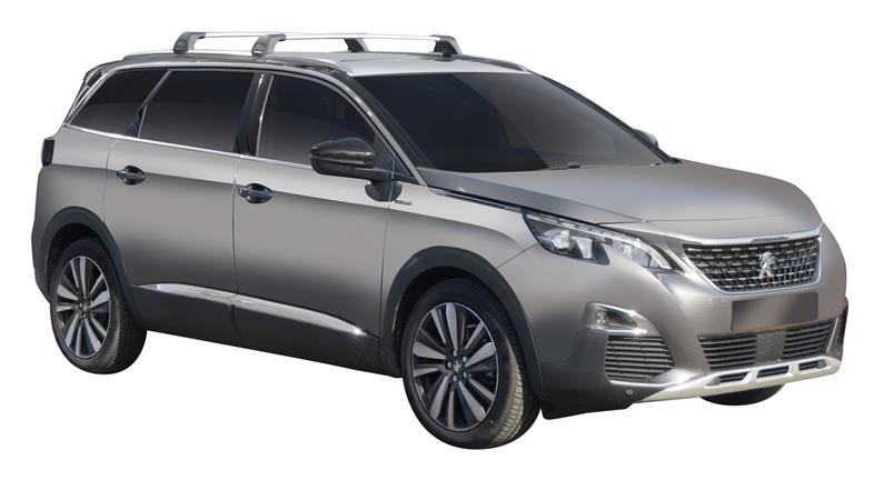 Сиви греди Yakima Flush греди за Peugeot 5008 модел след 2017 година модел с вградени надлъжни греди