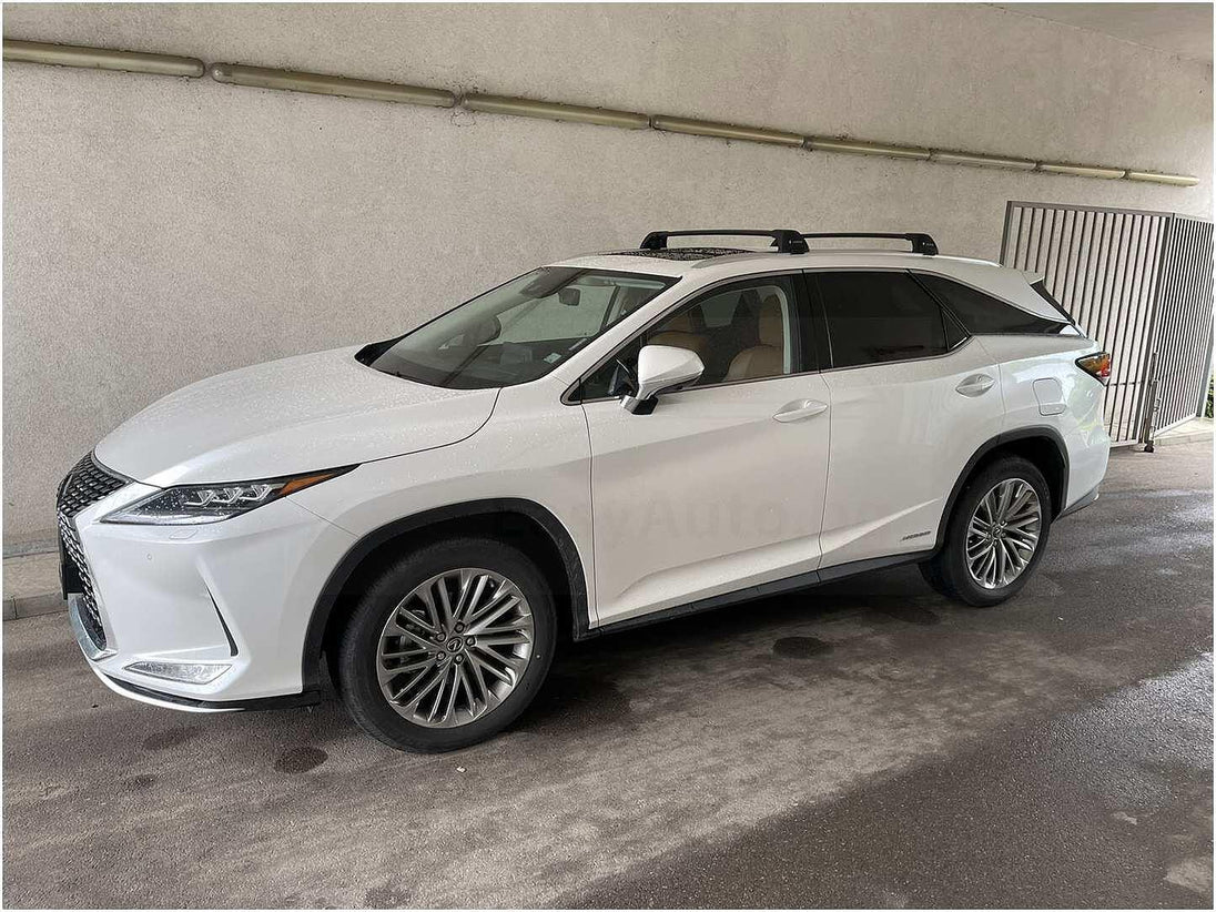 Супер аеродинамични сиви греди Yakima Flush греди за Lexus RX модел след 2016 година