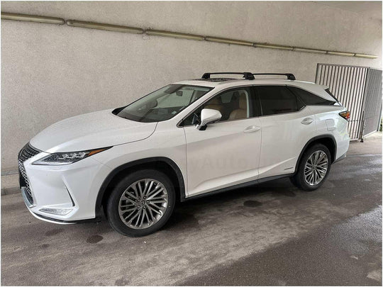 Супер аеродинамични сиви греди Yakima Flush греди за Lexus RX модел след 2016 година
