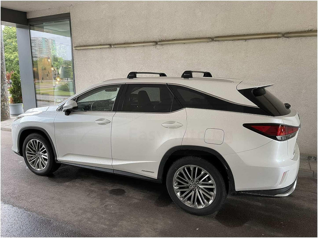 Супер аеродинамични сиви греди Yakima Flush греди за Lexus RX модел след 2016 година