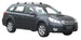 Сиви аеродинамични греди Yakima Flush за Subaru Outback от 2009 до 2014 година с вградени надлъжни греди
