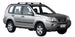 Сиви Супер аеродинамични греди Yakima Flush товарни греди за Nissan X-Trail Т30 и Т31 от 2001 до 2014 година