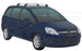 Yakima Flush греди за Opel Zafira B модел с вградени надлъжни греди от 2007 до 2011 година- Сиви