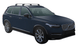 Сиви аеродинамични греди Yakima Flush за VOLVO XC90 от 2015 до 2024 година с плътни вградени надлъжни греди