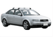 Супер аеродинамични СИВИ Yakima Flush греди за Audi A4 седан модел от 2001 до 2008 година