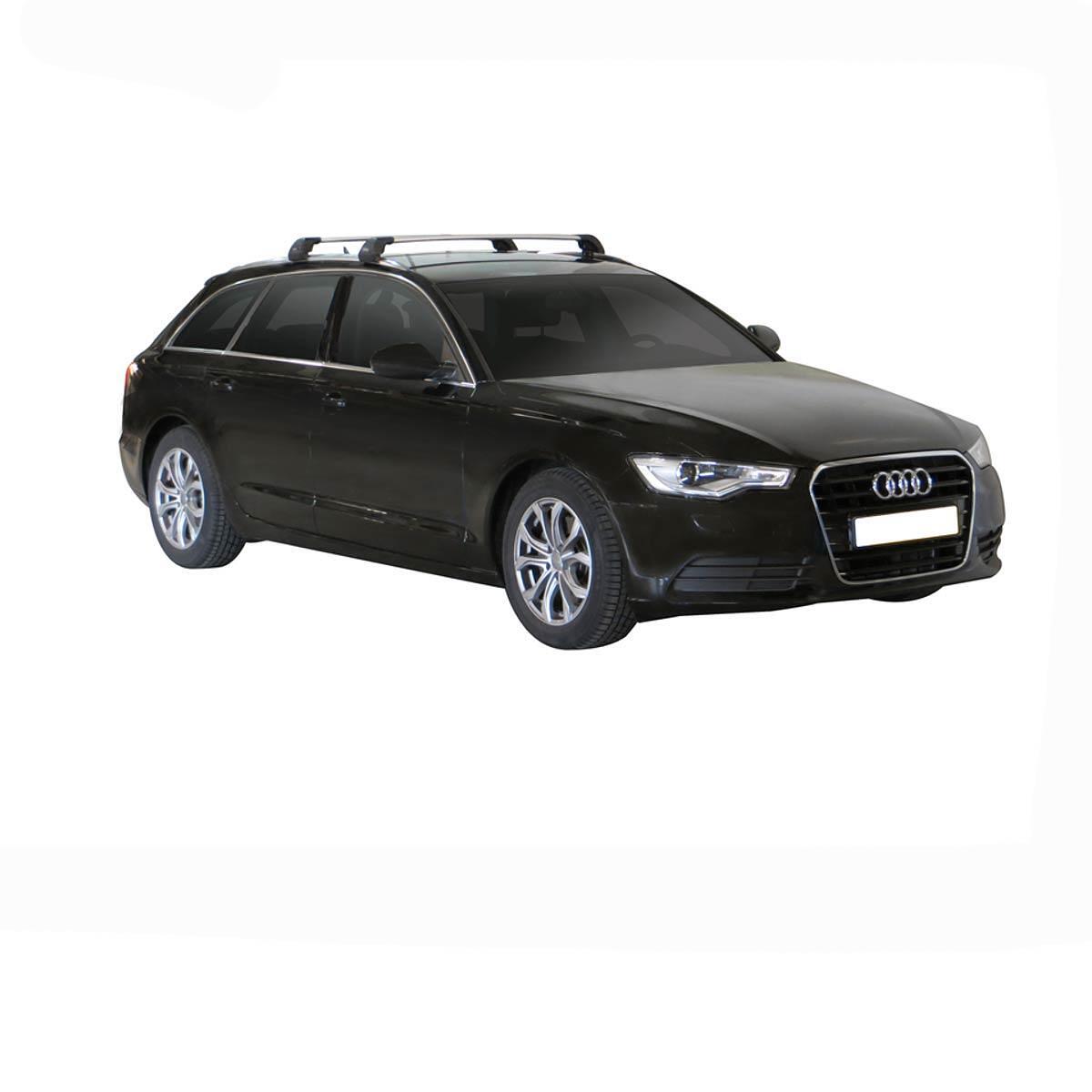 Супер аеродинамични СИВИ Yakima Flush греди за Audi A6 Avant модел 2011-2018 с вградени надлъжни греди