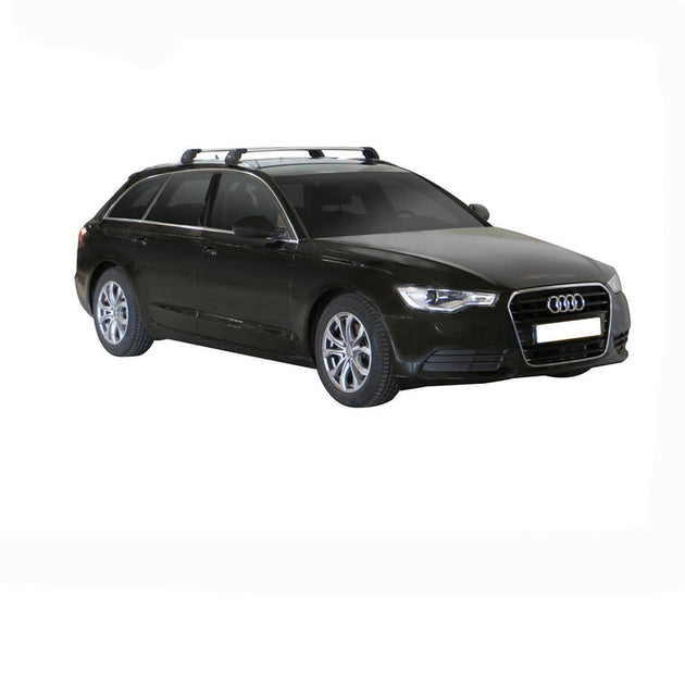 Супер аеродинамични СИВИ Yakima Flush греди за Audi A6 Avant модел 2011-2018 с вградени надлъжни греди