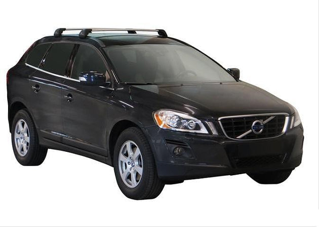 Супер аеродинамични СИВИ Yakima Flush греди за Volvo XC 60 модел 2008 до 2017 с вградени надлъжни греди