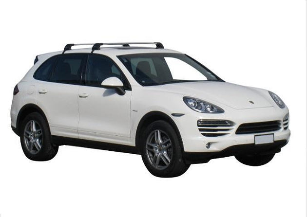 Супер аеродинамични СИВИ Yakima Flush греди за Porsche Cayenne модел 2010 до 2018 година без надлъжни греди