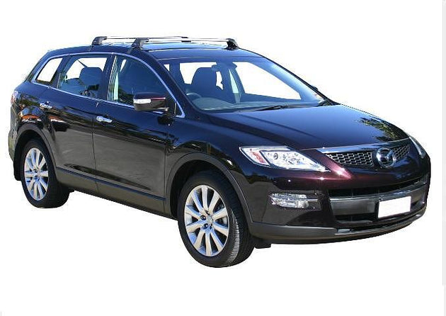 Супер аеродинамични СИВИ Yakima Flush греди за Mazda CX9 модел от 2006 до 2016 година без надлъжни греди
