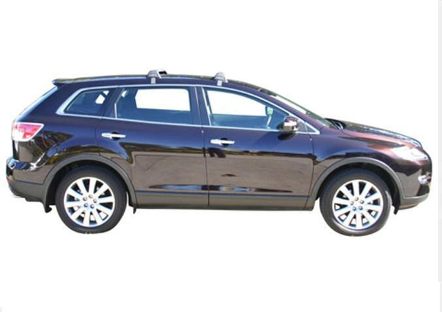 Супер аеродинамични СИВИ Yakima Flush греди за Mazda CX9 модел от 2006 до 2016 година без надлъжни греди