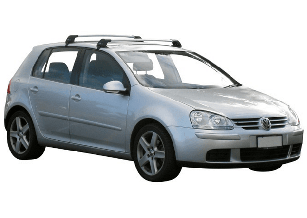 Супер аеродинамични СИВИ Yakima Flush греди за VW Golf 5 модел от 2004 до 2007 година 5 врати