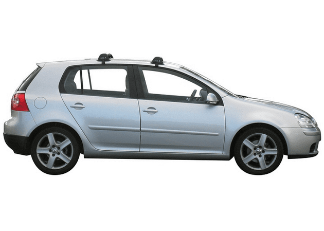 Супер аеродинамични СИВИ Yakima Flush греди за VW Golf 5 модел от 2004 до 2007 година 5 врати
