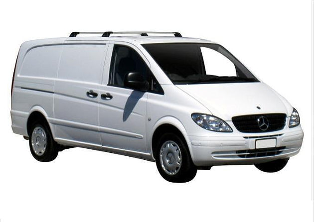 Супер аеродинамични СИВИ Yakima Flush греди за Mercedes Viano модел от 2004 до 2013 година без надлъжни греди