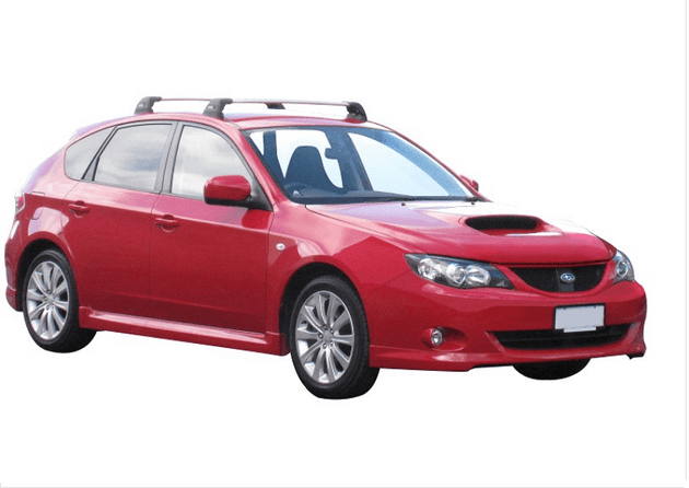 Супер аеродинамични СИВИ Yakima Flush греди за Subaru Impreza седан и хечбек модел от 2007 до 2012 година