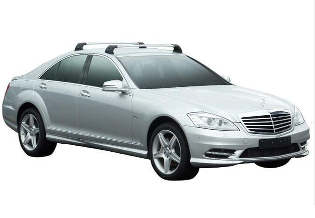 Супер аеродинамични СИВИ Yakima Flush греди за Mercedes S-Класа W221 модел 2006 до 2013 година