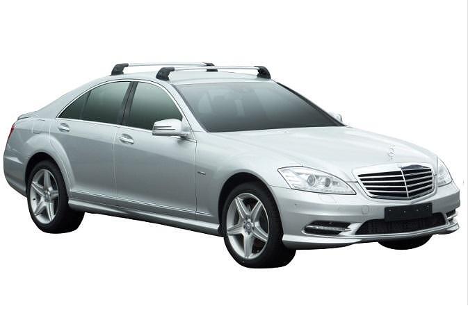 Супер аеродинамични СИВИ Yakima Flush греди за Mercedes S-Класа W221 модел 2006 до 2013 година