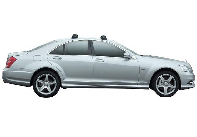 Супер аеродинамични СИВИ Yakima Flush греди за Mercedes S-Класа W221 модел 2006 до 2013 година