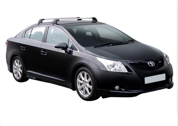 Супер аеродинамични СИВИ Yakima Flush греди за Toyota Avensis седан модел 2009 година и нагоре