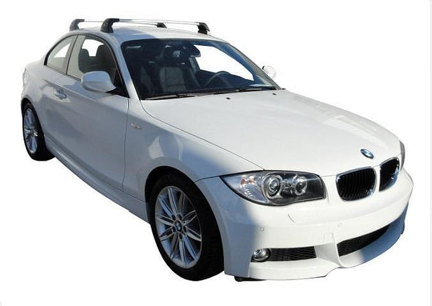 Супер аеродинамични СИВИ Yakima Flush греди за BMW 1 серия E82 Coupe модел 2007 до 2013 година
