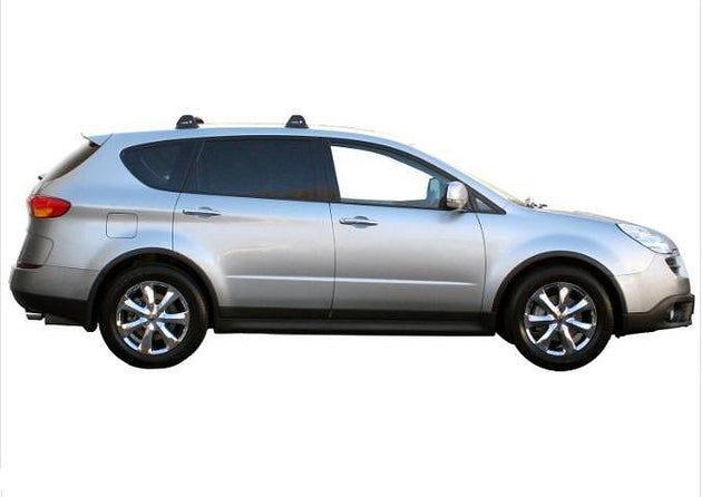 Супер аеродинамични СИВИ Yakima Flush греди за Subaru Tribeca модел от 2006 до 2007 година без надлъжни греди
