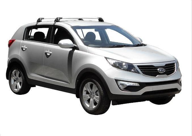 Супер аеродинамични СИВИ Yakima Flush греди за Kia Sportage модел 2010 до 2015 година без надлъжни греди
