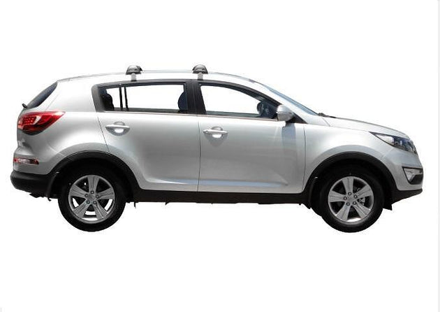 Супер аеродинамични СИВИ Yakima Flush греди за Kia Sportage модел 2010 до 2015 година без надлъжни греди