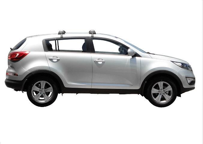 Супер аеродинамични СИВИ Yakima Flush греди за Kia Sportage модел 2010 до 2015 година без надлъжни греди