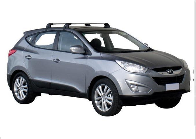 Супер аеродинамични СИВИ Yakima Flush греди за Hyundai ix35 модел 2010 до 2015 година без надлъжни греди