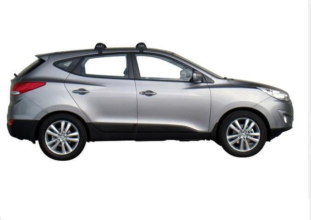 Супер аеродинамични СИВИ Yakima Flush греди за Hyundai ix35 модел 2010 до 2015 година без надлъжни греди