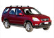 Супер аеродинамични СИВИ Yakima Flush греди за Honda CR-V модел от 2002 до 2006 година с плътно вградени надлъжни греди