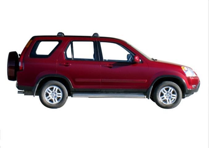 Супер аеродинамични СИВИ Yakima Flush греди за Honda CR-V модел от 2002 до 2006 година с плътно вградени надлъжни греди