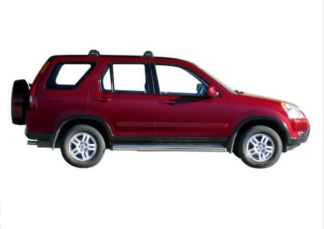 Супер аеродинамични СИВИ Yakima Flush греди за Honda CR-V модел от 2002 до 2006 година с плътно вградени надлъжни греди