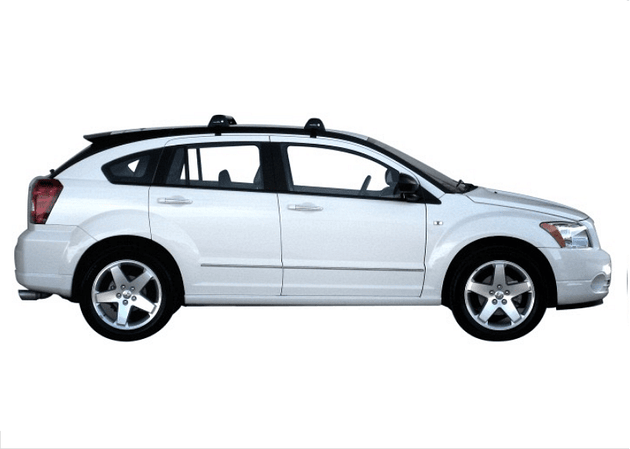 Супер аеродинамични СИВИ Yakima Flush греди за Dodge Caliber модел от 2006 до 2011 година без надлъжни греди